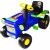 Tractor cu pedale si remorca Turbo Blue - Super Plastic Toys - Super Plastic Toys