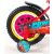 Bicicleta pentru baieti 14 inch cu roti ajutatoare partial montata Disney Cars 3 - Volare - Volare