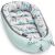 Jukki - Cosulet bebelus pentru dormit Baby Nest Cocoon XL 90x50 cm In garden mint  - Jukki