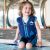 Konfidence - Vesta inot copii cu sistem de flotabilitate ajustabil The Original blue palm 6-7 ani - Konfidence