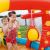 Centru joaca gonflabil cu tobogan si stropitoare Bestway Sport Center 435 x 213 x 117 cm - BestWay