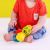 Bright Starts - Jucarie Clicky Twister™ Easy-Grasp Rattle Oball - Bright Starts