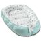 Cosulet bebelus pentru dormit Kidizi Baby Nest Cocoon 90x50 cm Galaxy Mint - Kidizi